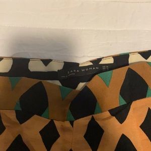 Zara palazzo print pants